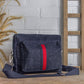 Upcycled Handcrafted Unisex Crossbody Office Sling Bag - Dwij