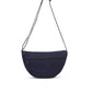 Upcycled Handcrafted Unisex Denim Jeans Patched Crescent Sling Bag - Dwij - 