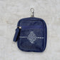 Upcycled Kantha Hand Embroidered Bottle Holder With Coin Pouch - Dwij - 