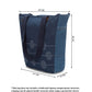 Upcycled Kantha Hand Embroidered Denim Large Tote Bag - Dwij - 
