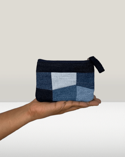 Upcycled Patched Coin Pouch - Dwij