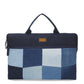 Upcycled Patched Laptop Sleeve With Handle - Dwij - 