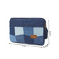 Upcycled Patched Wallet With Coin Pouch - Dwij - 