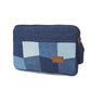 Upcycled Patched Wallet With Coin Pouch - Dwij - 