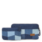 Upcycled Patched Wallet With Coin Pouch - Dwij - 