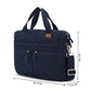 Upcycled Unisex Denim Compact Laptop Messenger Bag - Dwij - 