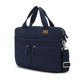 Upcycled Unisex Denim Compact Laptop Messenger Bag - Dwij - 