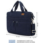 Upcycled Unisex Denim Compact Laptop Messenger Bag (Large) - Dwij - 