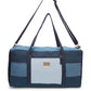 Upcycled Unisex Denim Jeans Duffle Travel Gym bag - Dwij - 
