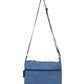 Upcycled Unisex Denim Jeans Pace Sling bag (Medium Dark blue) - Dwij - 