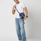 Upcycled Unisex Denim Jeans Swift Crossbody Sling bag - Dwij - 
