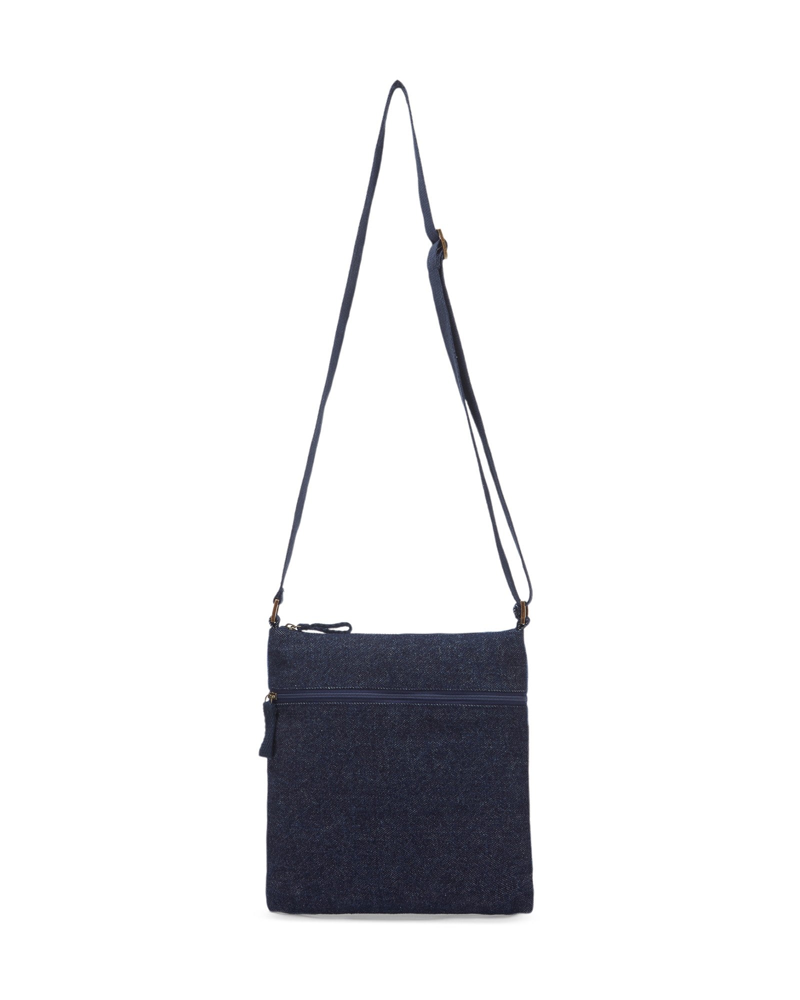 Upcycled Unisex Denim Jeans Swift Crossbody Sling bag - Dwij - 
