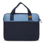 Upcycled Unisex Denim Sleek Laptop Messenger Bag - Dwij - 