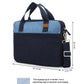 Upcycled Unisex Denim Sleek Laptop Messenger Bag - Dwij - 