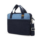 Upcycled Unisex Denim Sleek Laptop Messenger Bag - Dwij - 