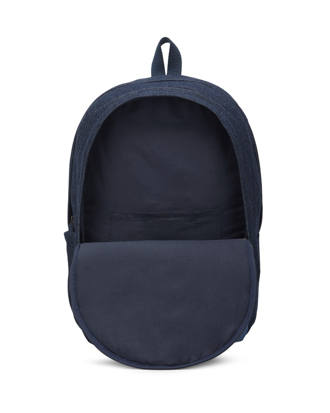 Upcycled Unisex Diagonal Striped Denim Travel Backpack - Dwij - 