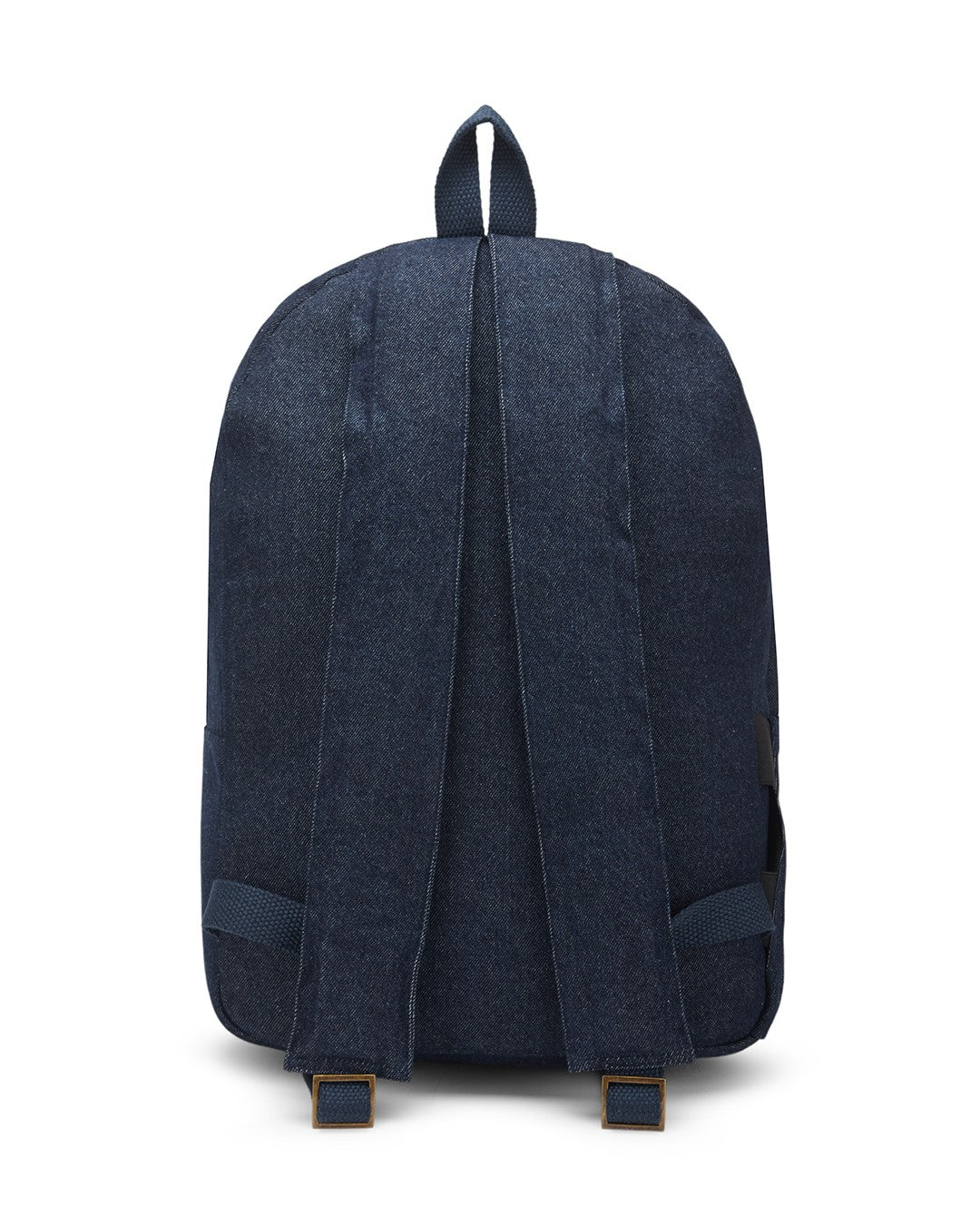 Upcycled Unisex Diagonal Striped Denim Travel Backpack - Dwij - 