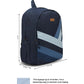 Upcycled Unisex Diagonal Striped Denim Travel Backpack - Dwij - 