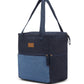 Upcycled Unisex Eco friendly Denim Jeans Lunch Bag (Large) - Dwij - 