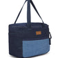 Upcycled Unisex Eco friendly Denim Jeans Lunch Bag (Small) - Dwij - 
