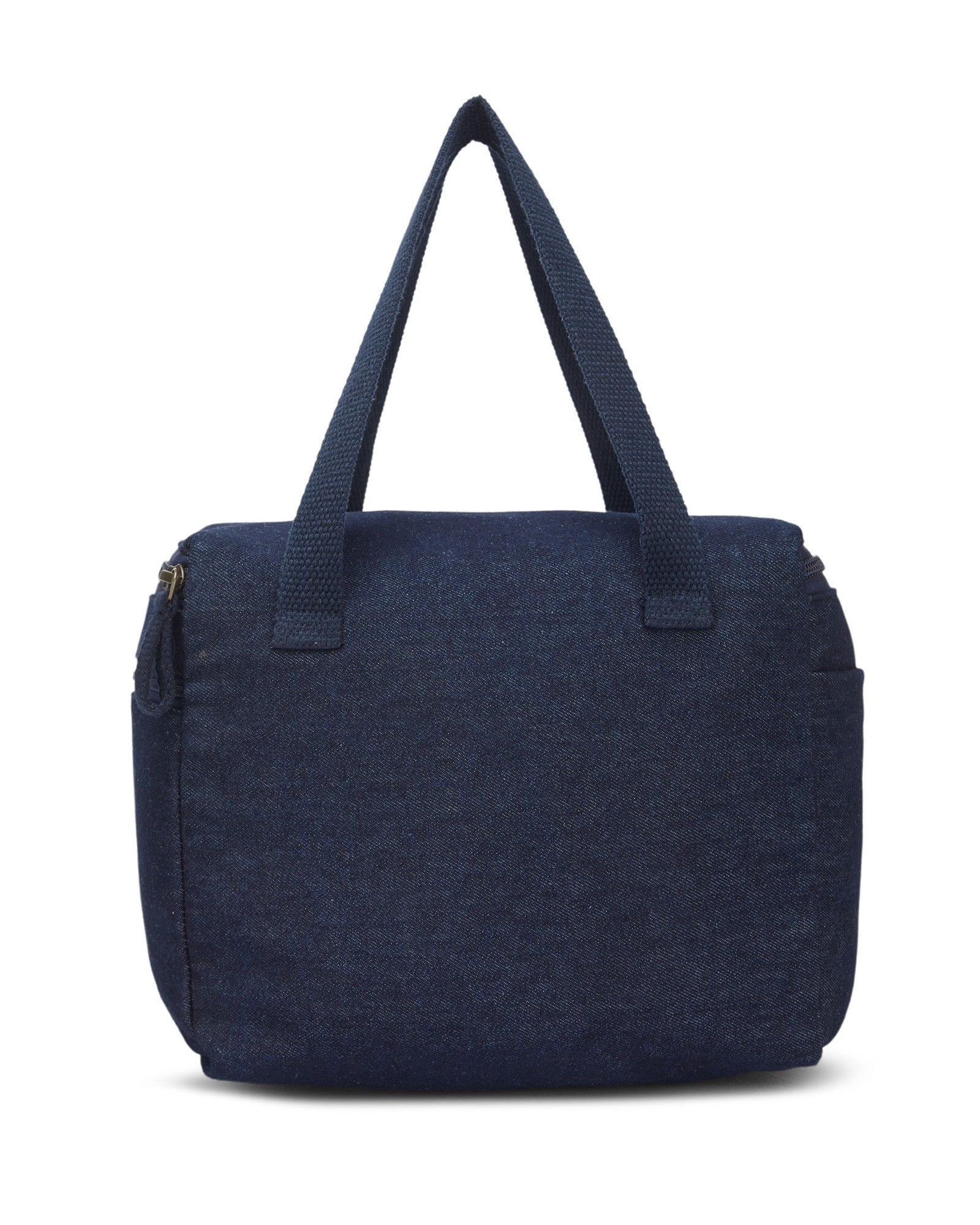 Upcycled Unisex Eco friendly Denim Jeans Lunch Bag (Small) - Dwij - 