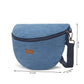 Upcycled Unisex Fanny pack/Waist Pouch Light Blue Sling Bag - Dwij - 