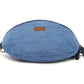 Upcycled Unisex Fanny pack/Waist Pouch Light Blue Sling Bag - Dwij - 