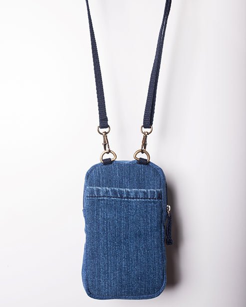 Upcycled Unisex Mobile sling Bag - Dwij