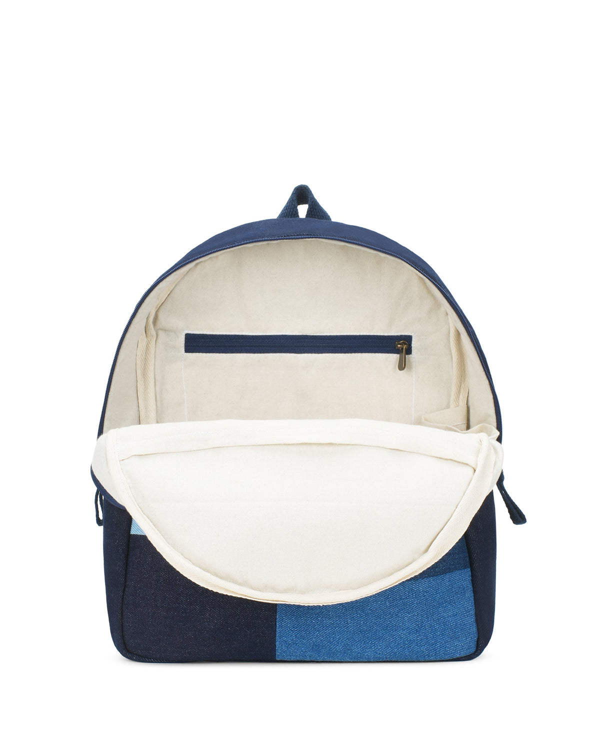 Upcycled Unisex Mosaic Denim Travel Backpack - Dwij -