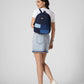 Upcycled Unisex Mosaic Denim Travel Backpack - Dwij -