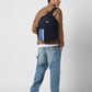 Upcycled Unisex Offbeat Denim Travel Backpack - Dwij - 