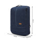 Upcycled Unisex Office Travel Executive Backpack - Dwij - 