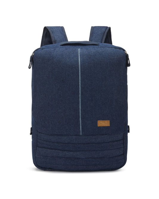 Upcycled Unisex Office Travel Executive Backpack - Dwij - 