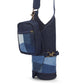 Upcycled Unisex Patched Bottle Holder With Coin Pouch - Dwij - 