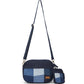 Upcycled Unisex Patched Denim Crossbody Sling with pouch - Dwij - 