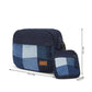 Upcycled Unisex Patched Denim Crossbody Sling with pouch - Dwij - 