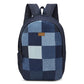 Upcycled Unisex Random Denim & Felt Travel Backpack - Dwij - 
