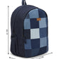 Upcycled Unisex Random Denim & Felt Travel Backpack - Dwij - 